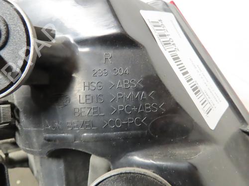 Used Right taillight JAGUAR XF I (X250) 2.7 D (207 hp) 18104176