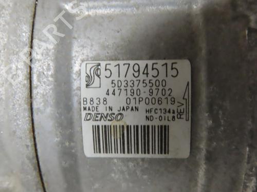 Used AC compressor FIAT BRAVO II (198_) 1.4 T-Jet (198AXG1B) (120 hp) 16707576