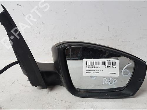 Used Right mirror VW POLO V (6R1, 6C1) 1.6 TDI (75 hp) 14953253