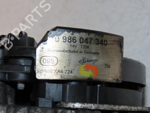 Used Alternator Alternator RENAULT MODUS / GRAND MODUS (F/JP0_) 1.5 dCi (FP0F, JP0F) (86 hp) 33893441 33893441