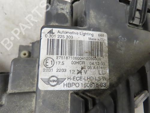 Used Left headlight MINI MINI (R56) One D (90 hp) 18260629
