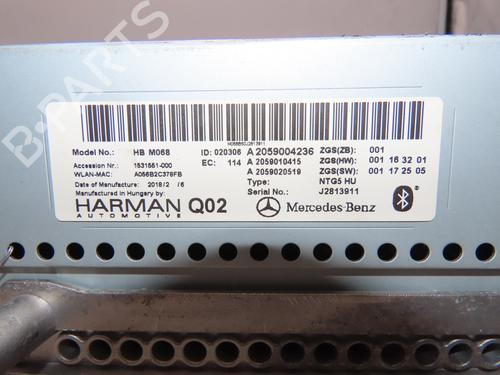 Used Radio Radio MERCEDES-BENZ GLC Coupe (C253) 350 d 4-matic (253.325) (258 hp) 26196240 26196240