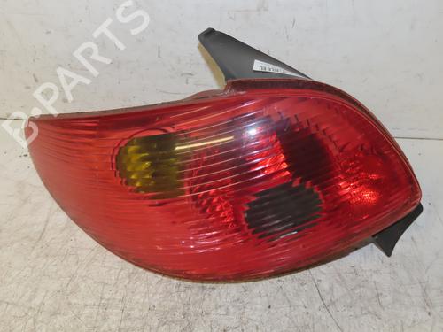 Used Left taillight PEUGEOT 206 Hatchback (2A/C) 1.1 i (60 hp) 20652998