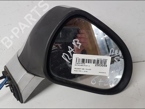 Used Right mirror PEUGEOT 308 SW I (4E_, 4H_) 1.6 HDi (112 hp) 12308603