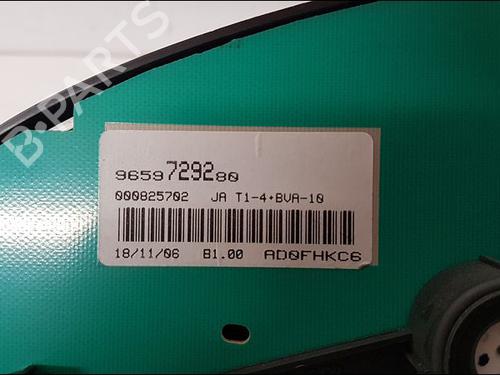 Instrument cluster PEUGEOT 206 CC (2D) 1.6 16V (2DNFUF, 2DNFUR) | BP14952985C47 