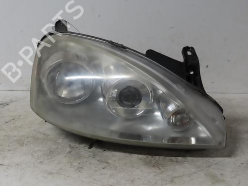 Used Right headlight OPEL CORSA C (X01) 1.3 CDTI (F08, F68) (70 hp) 16461369