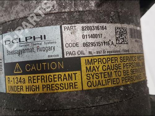 AC compressor RENAULT SCÉNIC II (JM0/1_) 1.5 dCi (JM0F) | BP11016421M34 