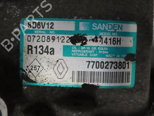 AC compressor RENAULT CLIO II (BB_, CB_) 1.5 dCi (B/CB08) | BP16286118M34