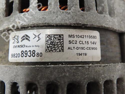 Alternator PEUGEOT 308 II (LB_, LP_, LW_, LH_, L3_) 1.5 BlueHDI 100 | BP16667422M7 