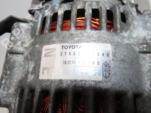 Alternator TOYOTA YARIS (_P1_) 1.4 D-4D (NLP10_, NLP10R) | BP26195587M7