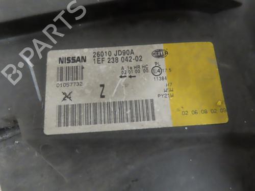 Used Right headlight Right headlight NISSAN QASHQAI I (J10, NJ10) 1.5 dCi (106 hp) 18968155 18968155