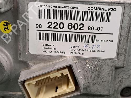 Instrument cluster PEUGEOT 208 II (UB_, UP_, UW_, UJ_) 1.2 PureTech 100 | BP29948107C47