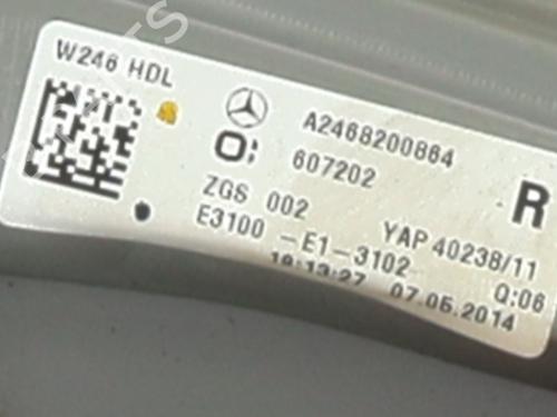 Used Right tailgate light Right tailgate light MERCEDES-BENZ B-CLASS Sports Tourer (W246, W242) B 200 CDI (246.201) (136 hp) 30787498 30787498