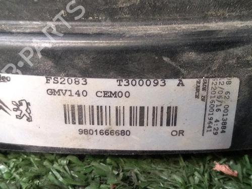 Køleventilator elektrisk PEUGEOT 208 I (CA_, CC_) 1.6 HDi / BlueHDi 75 (75 hp) 29952947