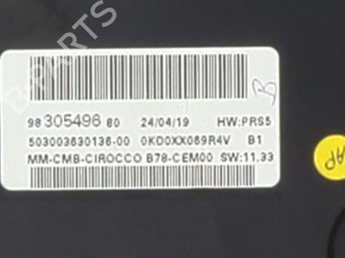 Instrument cluster CITROËN C4 SPACETOURER (3D_) 1.5 BlueHDi 130 | BP30591565C47