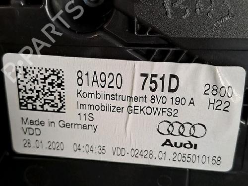 Instrument cluster AUDI Q2 (GAB, GAG) 35 TDI | BP30063740C47