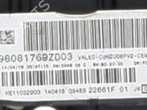 Steering column stalk PEUGEOT 2008 I (CU_) 1.6 BlueHDi 120 | BP36815349I23 - Image 4