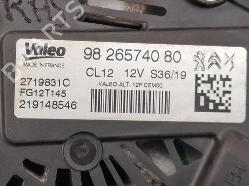 Used Alternator PEUGEOT 208 II (UB_, UP_, UW_, UJ_) 1.2 PureTech 100 (101 hp) 29948046