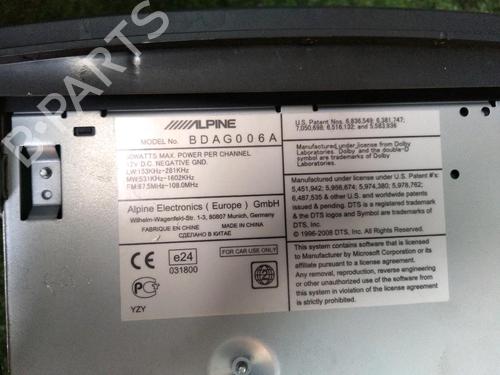 Radio MERCEDES-BENZ B-CLASS Sports Tourer (W245) B 180 CDI (245.207) | BP13886249E6 