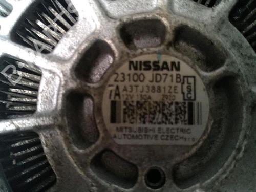Alternator NISSAN QASHQAI I (J10, NJ10) 1.6 dCi All-wheel Drive | BP30072274M7