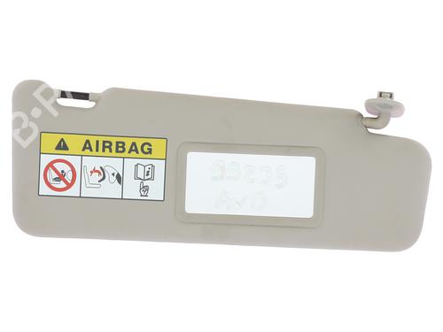 Right sun visor RENAULT TWINGO II (CN0_) 1.5 dCi (CN0E) | BP30819138I2 - Image 2