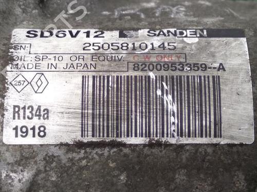 AC compressor RENAULT CLIO III (BR0/1, CR0/1) 1.5 dCi | BP29948837M34