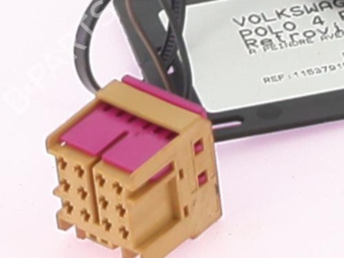 Right mirror VW POLO IV (9N_, 9A_) 1.2 | BP30730022C27