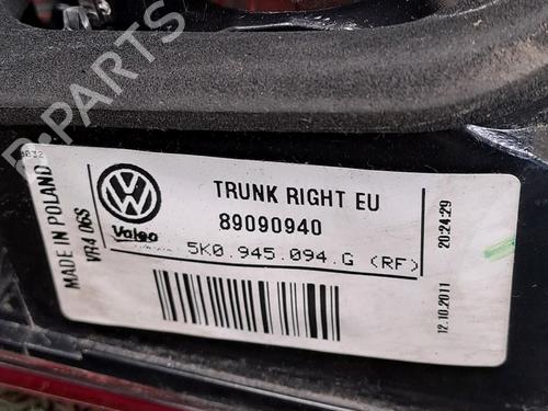 Right tailgate light VW GOLF VI (5K1) 1.2 TSI | BP37729822C80 - Image 4