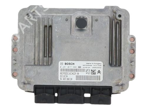 Engine control unit (ECU) CITROËN C3 II (SC_) 1.4 HDi 70 (SC8HZC, SC8HR0, SC8HP4) | BP38562286M57 - Image 3