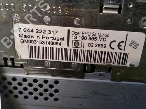 Radio OPEL MERIVA A MPV (X03) 1.7 CDTI (E75) | BP30073480E6