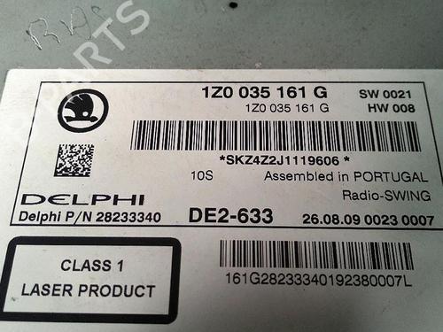 Radio SKODA YETI (5L) 2.0 TDI 4x4 | BP29951782E6  - Image 7