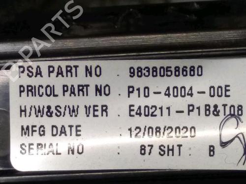 Instrument cluster CITROËN AMI (9A_) Electric (9AZ2CA) | BP37731700C47 - Image 4