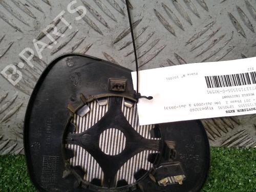 Left mirror glass PEUGEOT 207 (WA_, WC_) 1.6 HDi | BP14545414C148 