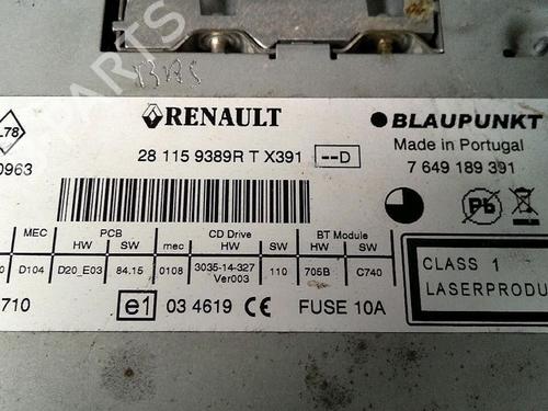 Bilradio RENAULT MEGANE III Hatchback (BZ0/1_, B3_) 1.5 dCi | BP29951700E6