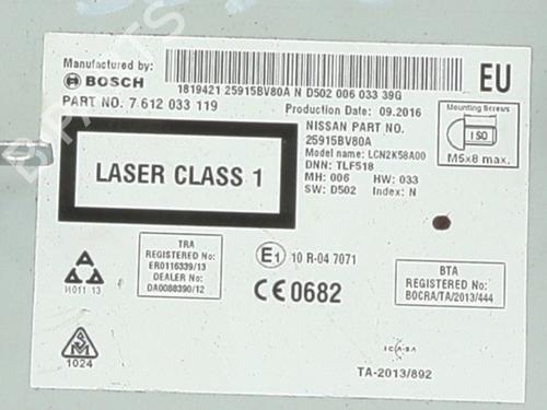 Radio NISSAN JUKE (F15) 1.5 dCi | BP31038832E6 