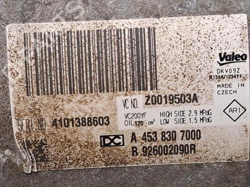 AC compressor RENAULT TWINGO III (BCM_, BCA_) 0.9 TCe 90 (BCM9, BCM2) | BP29948565M34