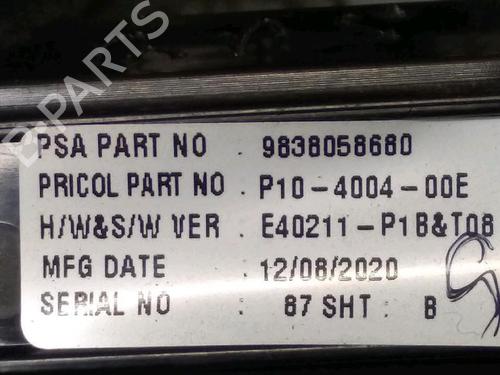 Instrument cluster CITROËN AMI (9A_) Electric (9AZ2CA) | BP37731700C47 - Image 7