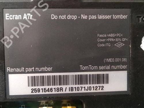 Display monitor RENAULT SCÉNIC III (JZ0/1_) 1.9 dCi (JZ0J, JZ1J, JZ1K, JZ1S) | BP29947453C48