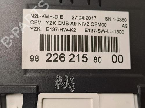 Used Instrument cluster PEUGEOT 208 I (CA_, CC_) 1.6 HDi / BlueHDi 75 (75 hp) 30065716