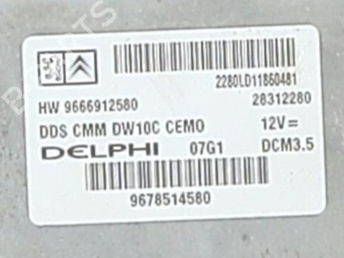 Engine control unit (ECU) PEUGEOT 508 SW I (8E_) 2.0 HDi | BP36590347M57  - Image 6