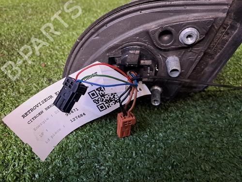 Right mirror CITROËN BERLINGO MULTISPACE (B9) 1.6 HDi 75 16V | BP21390453C27 