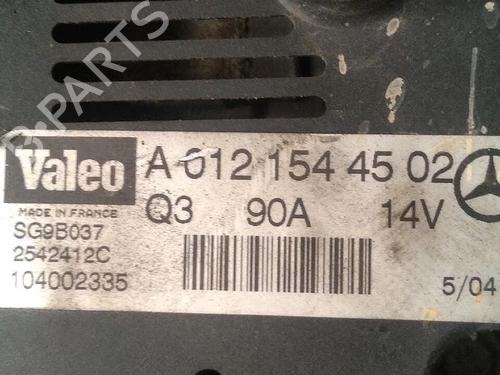 Alternator MERCEDES-BENZ A-CLASS (W168) A 160 (168.033, 168.133) | BP30076546M7