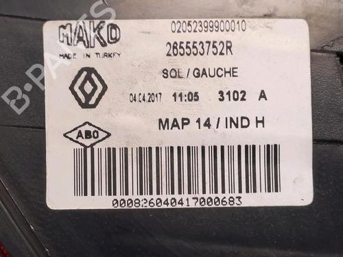 Left taillight RENAULT CLIO IV (BH_) 1.5 dCi 75 | BP29948483C34