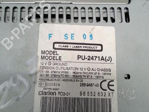 Radio CITROËN C3 I (FC_, FN_) 1.4 i | BP29953296E6 