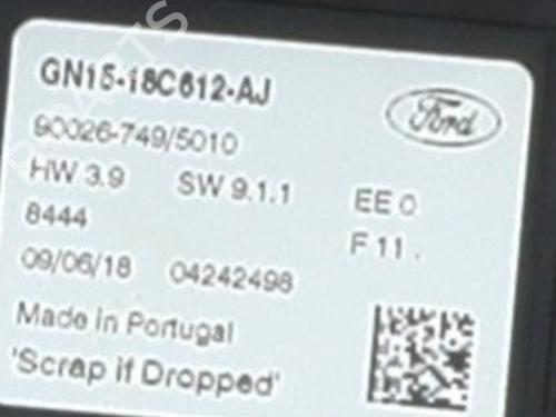 Climate control FORD ECOSPORT 1.5 TDCi EcoBlue | BP31852402I5 