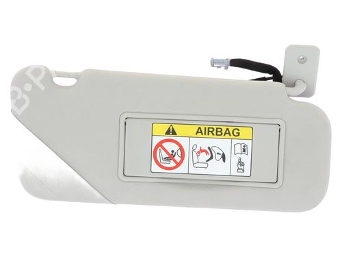 Right sun visor CITROËN C5 III (RD_) 2.0 HDi 140 (RDRHF8, RDRHFA, RDRHA8, RDRHAJ) | BP31149466I2 - Image 2