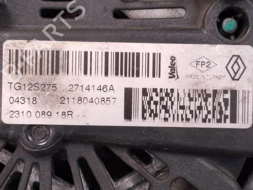 Used Alternator RENAULT CLIO IV (BH_) 1.5 dCi 75 (75 hp) 29948062