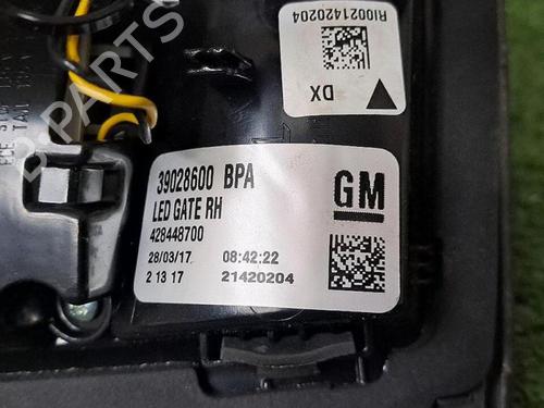 Right tailgate light OPEL ZAFIRA TOURER C (P12) 1.6 CDTI (75) | BP30077023C80