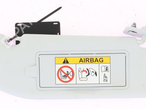 Used Right sun visor Right sun visor PEUGEOT 2008 I (CU_) 1.2 THP 110 / PureTech 110 (110 hp) 30542244 30542244