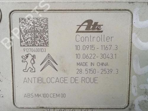 ABS pump CITROËN C3 II (SC_) 1.2 VTi 82 | BP29951901M43